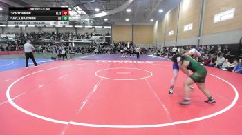 165 lbs Quarterfinal - Zady Paige, Belfast High School vs Ayla Saeturn, Bishop Guertin