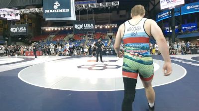 215 lbs Champ. Rd Of 16 - Kade Splinter, Wisconsin vs Malachi Anderson, South Dakota