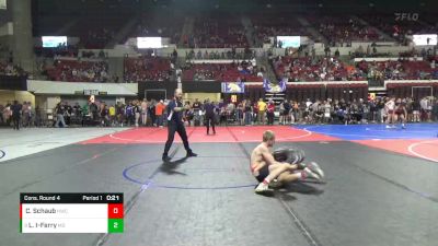 123 lbs Cons. Round 4 - Lukas Ivey-Ferry, Montana Disciples vs Cole Schaub, Heights Wrestling Club