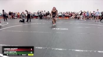 96 lbs Round 1 (10 Team) - Jaxson Hackett, Lake Gibson Braves vs Gavin Newton, Pedraza Wrestling