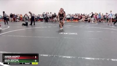 96 lbs Round 1 (10 Team) - Jaxson Hackett, Lake Gibson Braves vs Gavin Newton, Pedraza Wrestling