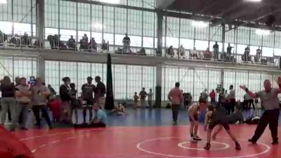 85 lbs Cons. Semi - Cooper Moreland, Level Up Wrestling Center vs Griffin Cope, Tennessee