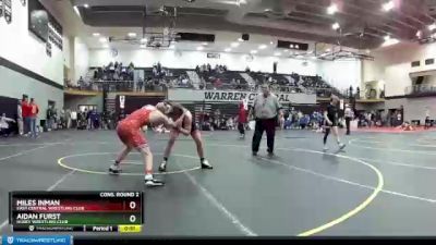 152 lbs Cons. Round 2 - Miles Inman, East Central Wrestling Club vs Aidan Furst, Husky Wrestling Club