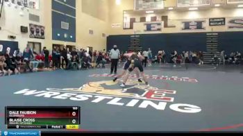 160 lbs Quarterfinal - Dale Faubion, Ellensburg vs Blaise Cross, Rogers (Spokane)