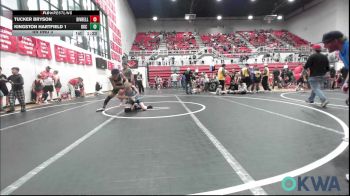 106 lbs Rr Rnd 3 - Tucker Bryson, Division Bell Wrestling vs Kingston Hartfield 1, OKC Saints Wrestling