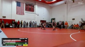 190 lbs Cons. Round 3 - Alexander Skrzeszewski, Midwest Xtreme Wrestling vs Klayton Burgess, N/A