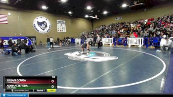 113 lbs Champ. Round 2 - Adrian Zepeda, Caruthers vs Julian Ochoa, Cesar Chavez