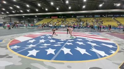 124 lbs Quarterfinal - Sadie Schomp, Wild West Wrestling vs Ella Norman, Upton Matcats