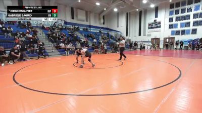 113 lbs Semifinal - Gabriele Baguio, West Hills vs Diego Esquivez, Imperial