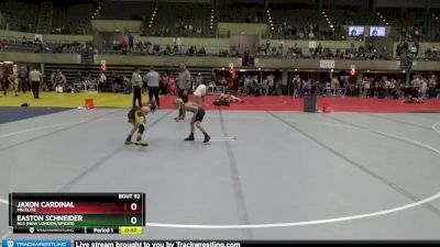 50 lbs Round 5 - Jaxon Cardinal, Mn Elite vs Easton Schneider, NLS (New London/Spicer)