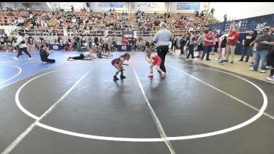 55 lbs Cons. Semi - Destiny Victory Wren, Bomber Wrestling Club vs Greenlee Haupert, Arcadia