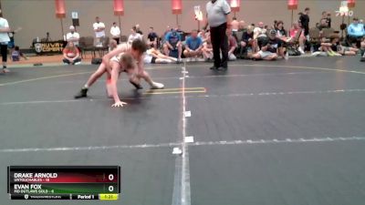 95 lbs Finals (8 Team) - Drake Arnold, Untouchables vs Evan Fox, MO Outlaws Gold