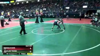 126 lbs Cons. Round 4 - Nickolai Kaye, PIQ1 vs Braylon Young, LAN1