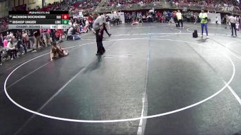 65 lbs Champ. Round 1 - Bishop Unger, Lincoln Squires Wrestling Club vs Jackson Dockhorn, Randolph