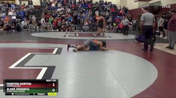 106 lbs Round 3 - Mariyon Norton, Waterloo East vs Elder Mendieta, Clear Creek-Amana