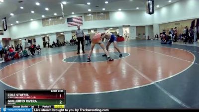 132 lbs Cons. Round 5 - Cole Stuffel, Yorktown Wrestling Club vs Guillermo Rivera, Indiana