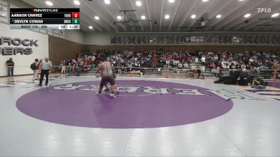 285 lbs Quarterfinal - Devlyn Cowan, Douglas vs Aaraon Chavez, Torrington