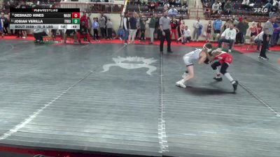 75_B lbs Consi Of 4 - Deshazo Hines, Washington vs Josiah Verilla, Tyrone