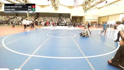125-J lbs Consi Of 4 - Blake Van Der Poel, Northern Delaware Wrestling Academy vs Jaxon Lonk, Williamstown Braves Youth Wrestling