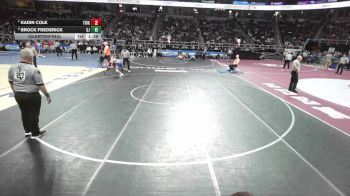 II-126 lbs Quarterfinal - Kadin Cole, Tioga vs Brock Frederick, South Jefferson