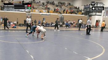 141 lbs Consi Of 8 #2 - Sam Herring, Unrostered vs Nico Fanella, Pittsburgh