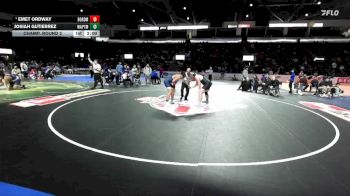 215 lbs Champ. Round 2 - Josiah Gutierrez, Wapato vs Emet Ordway, Battle Ground