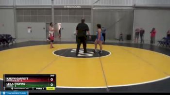 200 lbs Round 1 (8 Team) - Kailyn Garrett, Michigan Blue vs Leila Thomas, Indiana