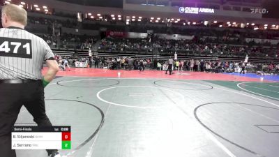 85 lbs Semifinal - Beau Siljanoski, Olympic vs Joel Serrano, Triumph Trained