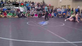 190 lbs 1st Place Match - Danika Harris, Glenrock vs Charlee Anderson, Rocky Mountain