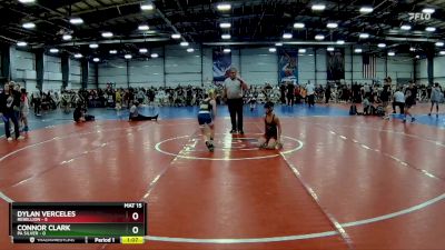 76 lbs Rd# 5- 3:45pm Friday Final Pool - Connor Clark, PA Silver vs Dylan Verceles, Rebellion