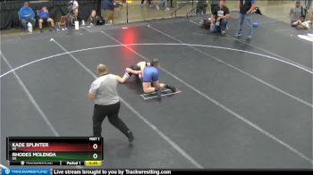 160 lbs Round 5 - Kade Splinter, WI vs Rhodes Molenda, OK