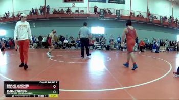 157 lbs Champ. Round 2 - Drake Wagner, Webo Wrestling Club vs Isaiah Wilson, Southport Wrestling Club