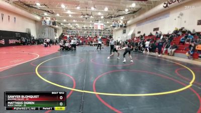 138 lbs Semifinal - Matthias Ogren, Rock Canyon vs Sawyer Blomquist, Ralston Valley