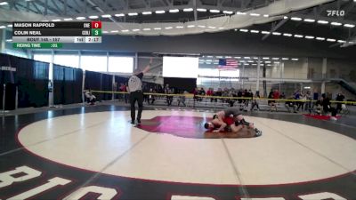 157 lbs Cons. Round 3 - Mason Rappold, Oneonta State vs Colin Neal, Centenary (nj)