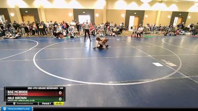 64 lbs Cons. Semi - Bae McBride, Box Elder Stingers vs Nile Brown, Westlake Wrestling Club