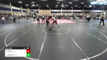 285 lbs Quarterfinal - Dominic Porter, Porterhouse Wrestling vs Isaac Ledezma, Wildcat WC/DYWC