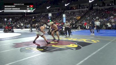 215 lbs Consi Of 16 #1 - Bryson Ruff, Las Plumas (NS) vs Zachary Sendejas, Righetti (CS)