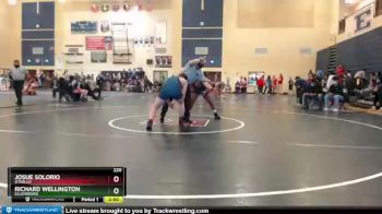 220 lbs Quarterfinal - Josue Solorio, Othello vs Richard Wellington, Ellensburg