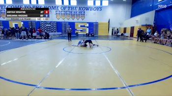 100 lbs Round 1 (6 Team) - Aniyah Whayne, Attack WC vs Breanna Higgins, The Outsiders