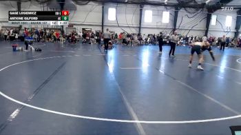 Silver 157 lbs Champ. Round 1 - Antione Gilford, Augustana (IL) vs Gage Losiewicz, Wisconsin-Eau Claire