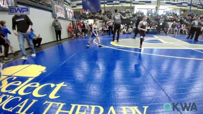 46 lbs Round Of 16 - Luke Baysinger, Blanchard Wrestling Club vs Daxton Morrow, Piedmont