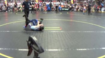 55 lbs Quarterfinal - Brooks Poupard, Dundee WC vs Ezra Hicks, St Johns WC