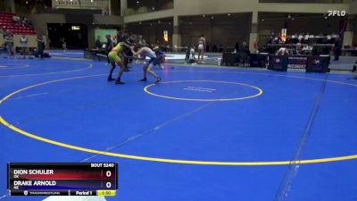 114 lbs Cons. Round 3 - Dion Schuler, OK vs Drake Arnold, NE