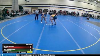 197 lbs Quarterfinal - Jacob Badger, Augustana (IL) vs Bode Brown, Albion