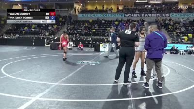 131 lbs Quarterfinal - Viktorya Torres, McKendree University vs Jaclyn Dehney, New England College