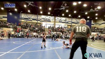 49 lbs 5th Place - Eli Ritch-Mogg, El Reno Wrestling Club vs John MacMunn, Perry Wrestling Academy