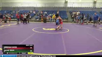 92 lbs Round 2 - Jeremiah Hayes, IL vs Dayne Odum, IN