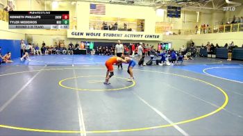 184 lbs Round 2 (6 Team) - Tyler Medeiros, Murray State vs Kenneth Philllips, Snow