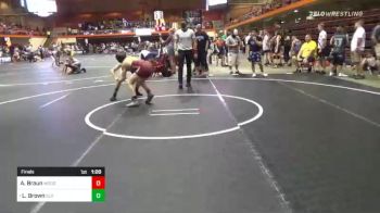 109 lbs Final - Alex Braun, Woodbury vs Logan Brown, Elite Athletic Club