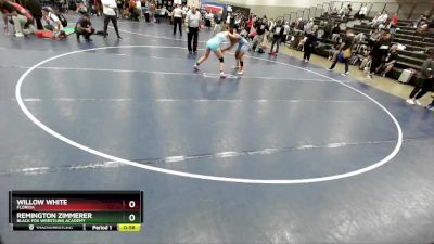 120 lbs Cons. Round 7 - Willow White, Florida vs Remington Zimmerer, Black Fox Wrestling Academy